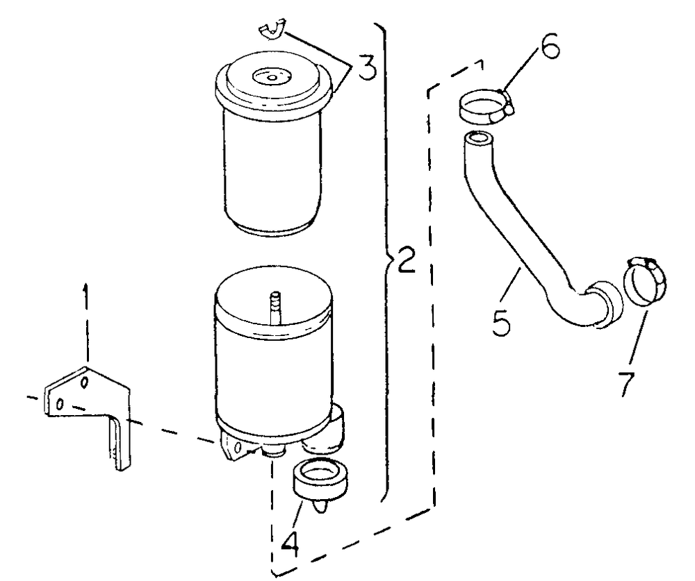 Air Cleaner And Connections Diagram and Parts List for CUB185  Cub Cadet Lawn Tractor